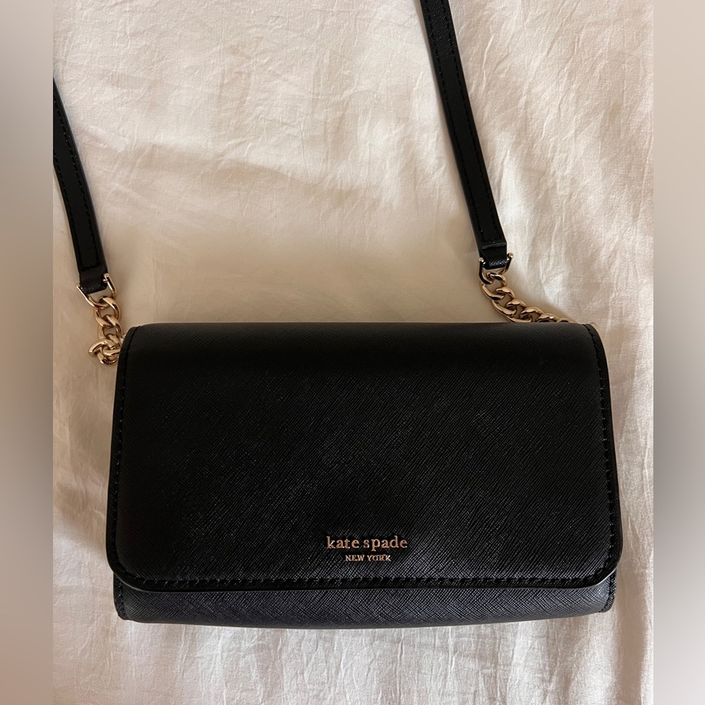 Kate Spade black crossbody purse